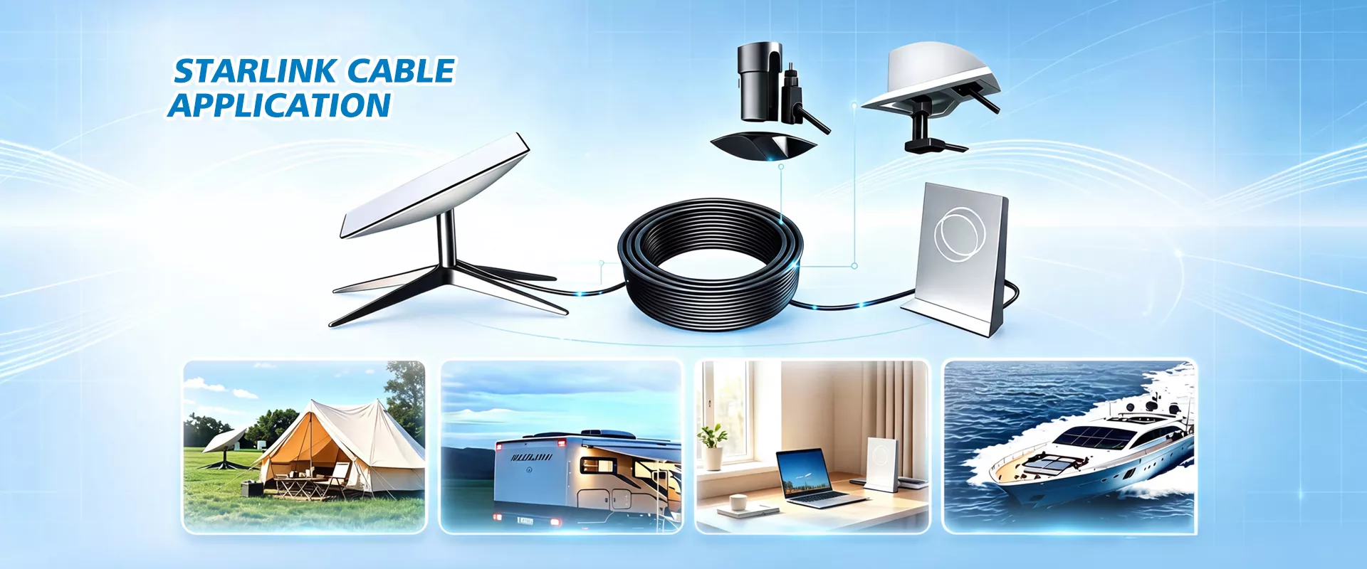 Fábrica de cabos Ethernet Starlink