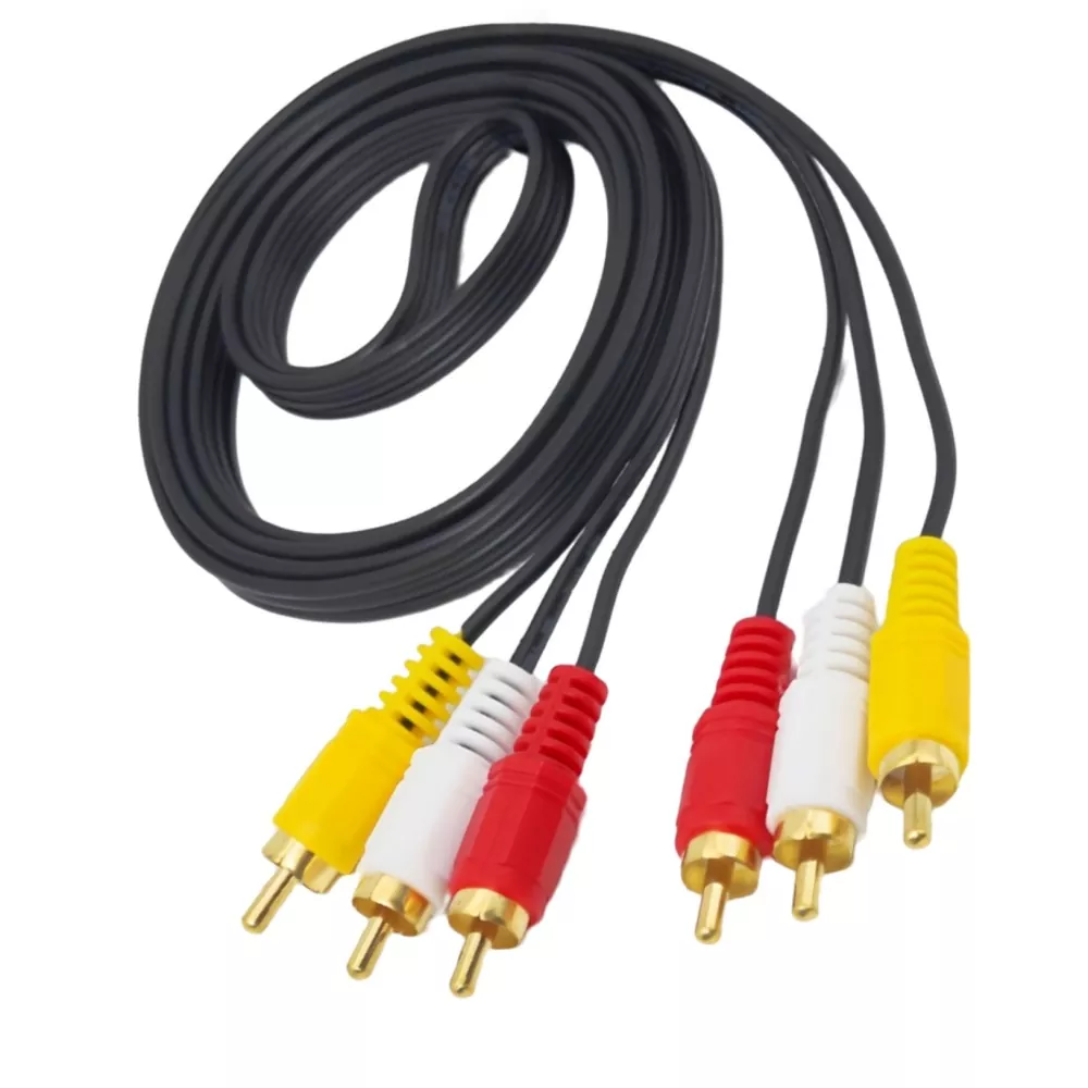 Cabo de 3,5 mm para RCA