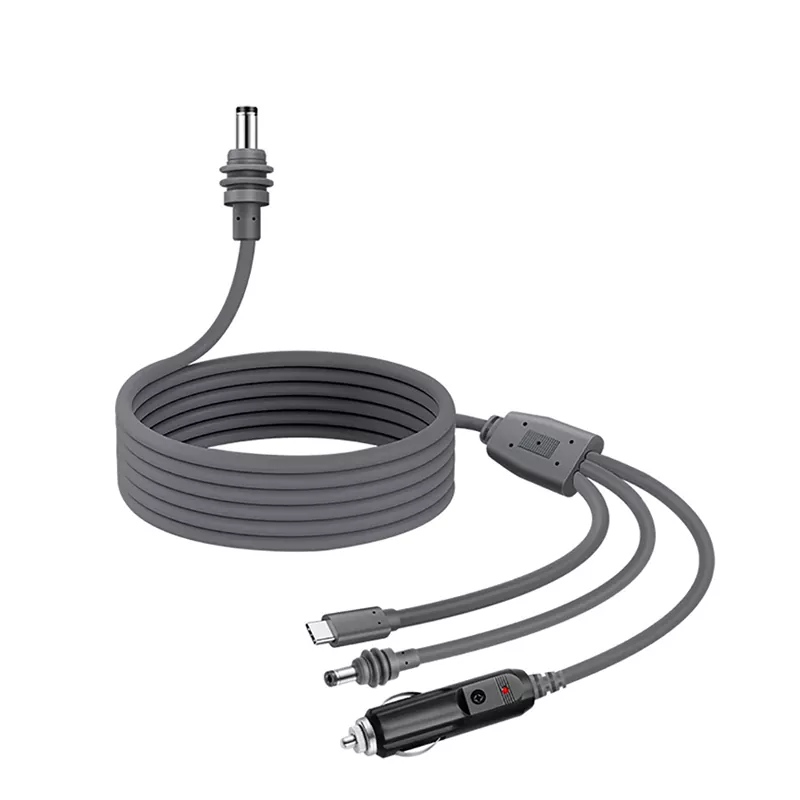 Cabo carregador de carro Starlink DC para USB-C 3 em 1
