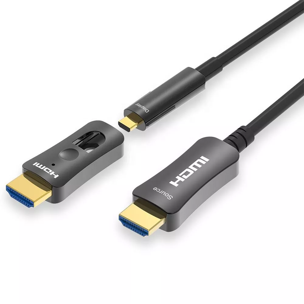 HDMI óptico ativo tipo A a tipo D