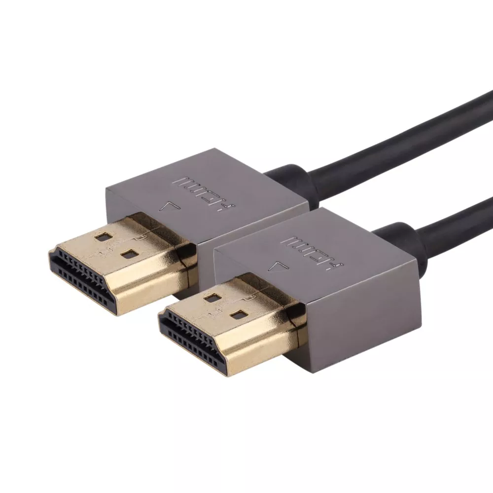 Configurações AV de cabo HDMI fino de alta velocidade AM para AM