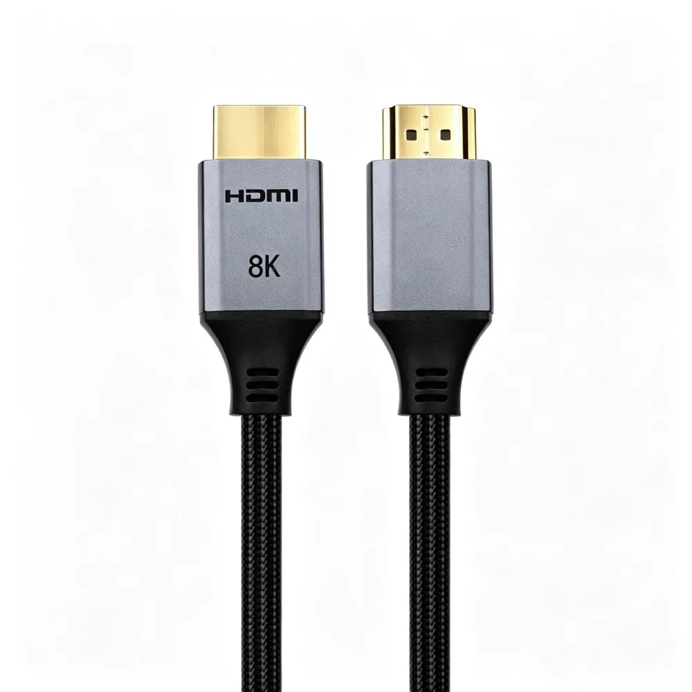 Cabo HDMI 8K em liga de zinco para câmera AM para AM